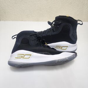 Under Armour Curry 4 "More Dimes" Basketball Shoes Men 9.5 Black 1298306-001 New